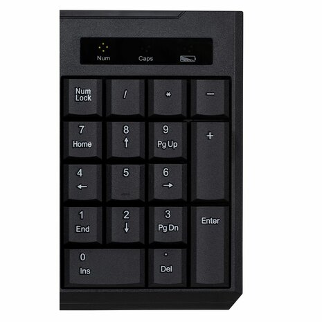 Toetsenbord Activejet K-3911W Zwart QWERTY 6