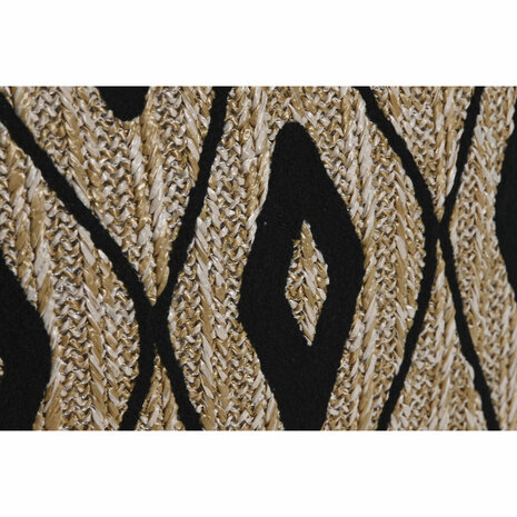 Kussen Home ESPRIT Zwart Natuurlijk 42 x 15 x 42 cm 3