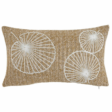 Kussen Home ESPRIT Wit Natuurlijk 50 x 15 x 30 cm 1
