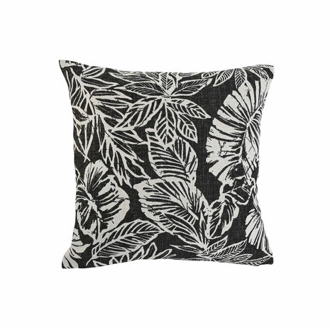 Kussen Home ESPRIT Wit Zwart Bedrukt 45 x 15 x 45 cm 1