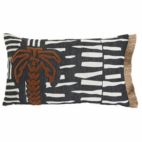 Kussen Home ESPRIT Tropisch Palmboom 50 x 15 x 30 cm 1