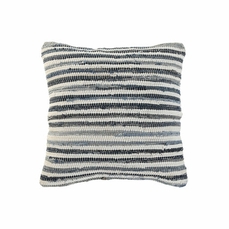 Kussen Home ESPRIT Blauw Wit Mediterrane 45 x 15 x 45 cm 1