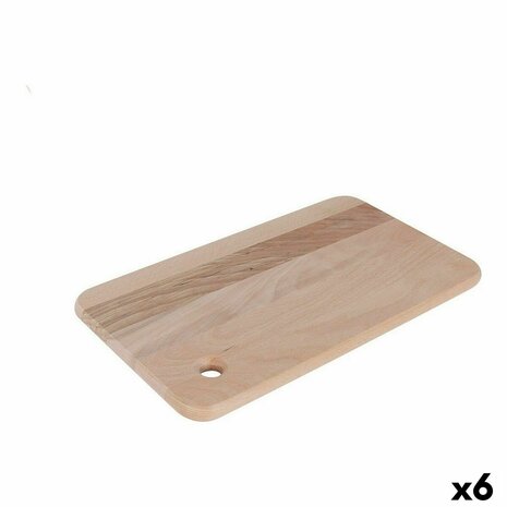 Snijplank Quttin Quttin Bruin Hout 37 x 22 cm (6 Stuks) 1