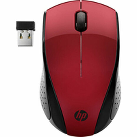 Wireless muis HP 220 Rood 1600 dpi 2