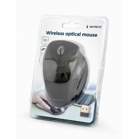 Draadloze optische muis GEMBIRD MUSW-6B-02 1600 dpi 3