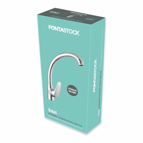 Eengreeps gootsteenmengkraan Fontastock Úrbel Zink 6