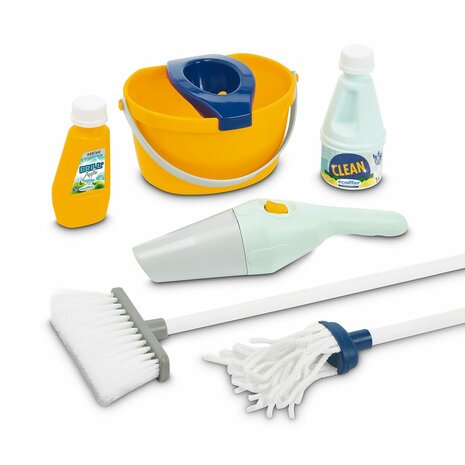 Reinig & Opberg Kit Ecoiffier Clean Home Speelgoed 8 Onderdelen 3