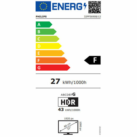 Smart TV Philips 32PFS6908 Full HD LED HDR 9