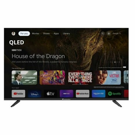 Smart TV Continental Edison Celed43sgqld24b6 4K Ultra HD 43" QLED 1