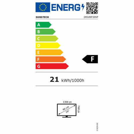 TV Sunstech 24SUNP20SP HD 24" 9