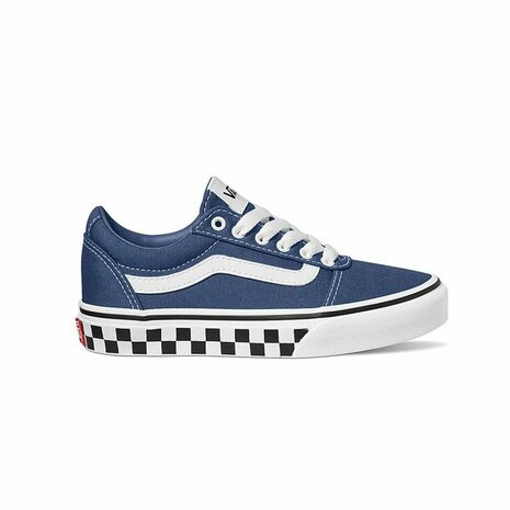 Vans Ward YT Checker Sidewall Stv Blauw - Maat: 27 3