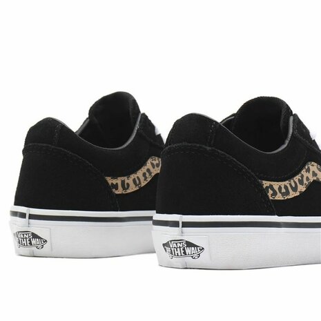 Vans Ward Suede Zwart Luipaard - Maat: 27 7
