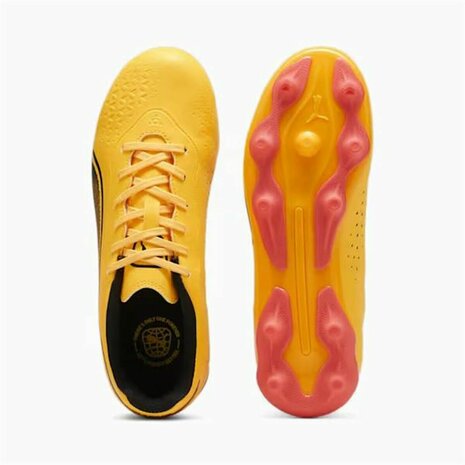 Voetbalschoenen Puma King Matc FG/AG Geel Oranje - Maat: 38 3
