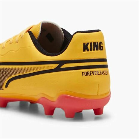 Voetbalschoenen Puma King Matc FG/AG Geel Oranje - Maat: 38 6