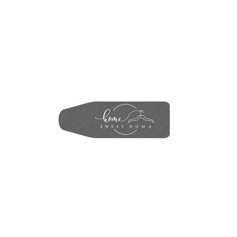 Strijkplankhoes Home sweet home Antraciet 140 x 50 cm (8 Stuks) 4