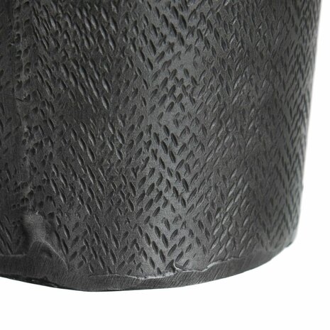 Vaas Grijs Metaal 15 x 15 x 31 cm 5