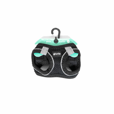 Hondentuigje Gloria Trek Star 33,4-35 cm 51-52 cm Zwart L 5