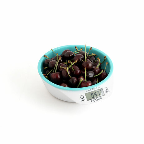 Keukenweegschaal Dcook Gallery Wit Groen 5 kg 1 L (24 Stuks) 5