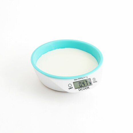 Keukenweegschaal Dcook Gallery Wit Groen 5 kg 1 L (24 Stuks) 6