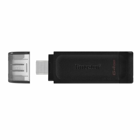 USB stick Kingston 70 Zwart 64 GB (1 Stuks) 1
