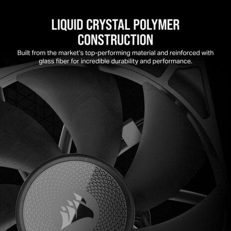 CPU-ventilator Corsair CO-9051010-WW Ø 12 cm (3 Stuks) 5