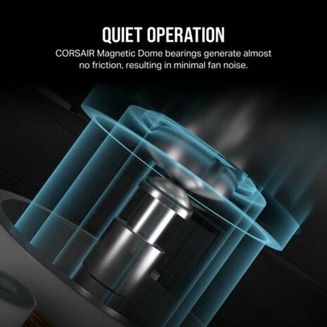 CPU-ventilator Corsair CO-9051010-WW Ø 12 cm (3 Stuks) 6