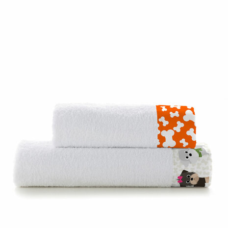 Handdoekenset HappyFriday Mr Fox Dogs Multicolour 2 Onderdelen 3