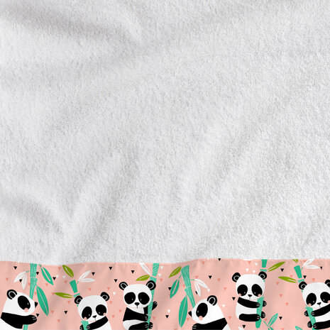 Handdoekenset HappyFriday Moshi Moshi Panda Garden Roze 2 Onderdelen 4