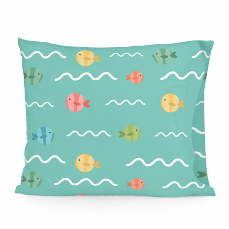 Kussensloop HappyFriday Happynois World map Multicolour 60 x 70 cm 1