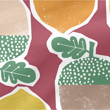 Kussensloop HappyFriday Moshi Moshi Harvestwood Multicolour 60 x 70 cm 2