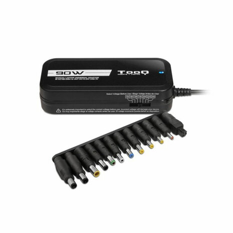Laptop oplader TooQ TQLC-90BS02M 90W Zwart 90 W 3