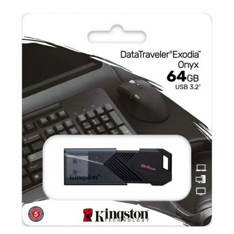 USB stick Kingston DTXON/64GB Zwart 64 GB (1 Stuks) 4