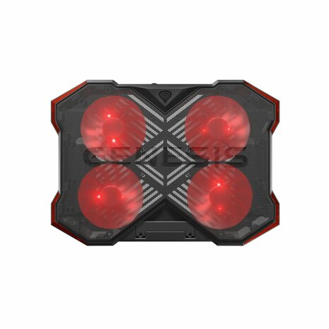 Cooling Base voor Laptop Genesis Oxid 260 Zwart 17" 2