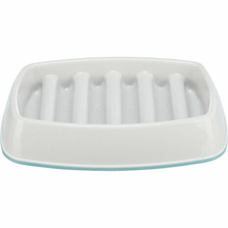 Voerbak voor honden Trixie Slow Feeding Grijs Ø 11 cm Ø 9 cm 250 ml 300 ml 46 × 11 × 30 cm 2