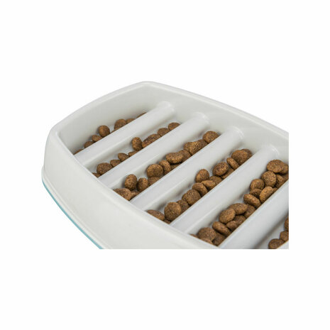 Voerbak voor honden Trixie Slow Feeding Grijs Ø 11 cm Ø 9 cm 250 ml 300 ml 46 × 11 × 30 cm 7