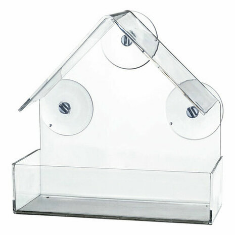 Vogelvoederhuisje Trixie Transparant 225 ml 15 × 15 × 6 CM 2