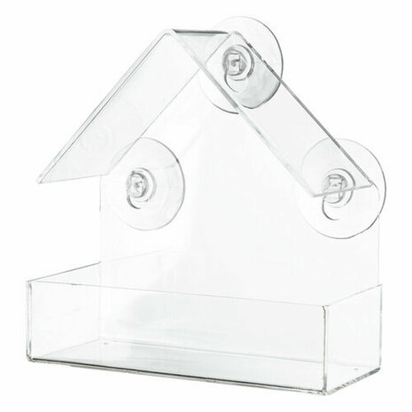 Vogelvoederhuisje Trixie Transparant 225 ml 15 × 15 × 6 CM 6