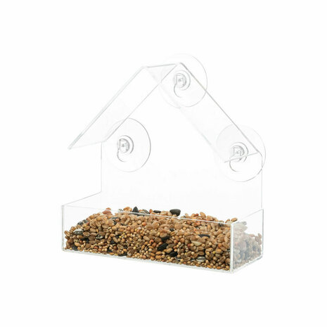 Vogelvoederhuisje Trixie Transparant 225 ml 15 × 15 × 6 CM 7