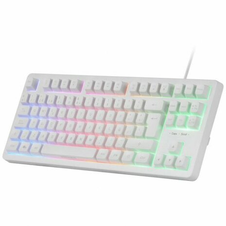 Toetsenbord en muis Mars Gaming MCPRGB3WES Wit 2