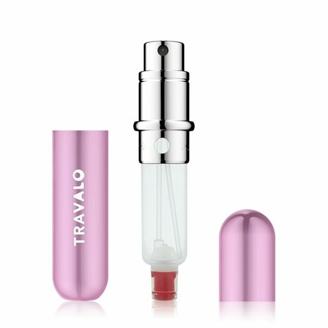 Herlaadbare Verstuiver Travalo Classic HD Roze 5 ml 4