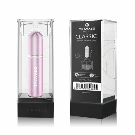 Herlaadbare Verstuiver Travalo Classic HD Roze 5 ml 5