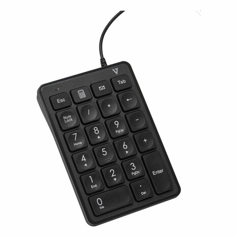 Numeriek toetsenbord V7 KP350 Zwart 1