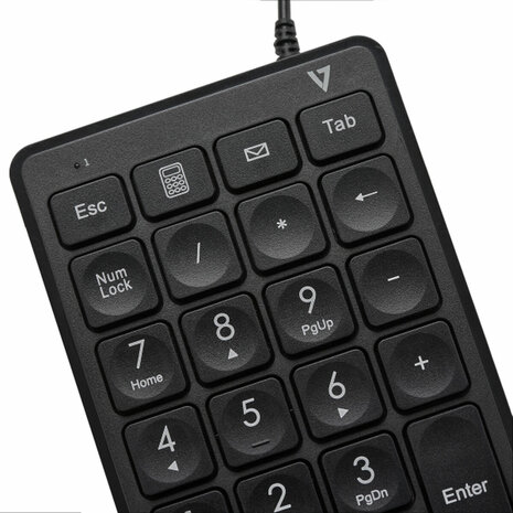 Numeriek toetsenbord V7 KP350 Zwart 4
