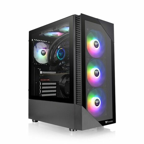 ATX Semi-toren BehuizingTHERMALTAKE View 200 TG ARGB Zwart 1