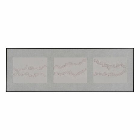Schilderij Zwart Grijs Abstract 150 x 3 x 50 cm 2