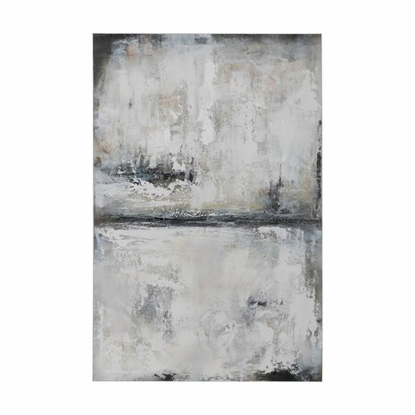 Schilderij Grijs Abstract 80 x 3 x 120 cm 1