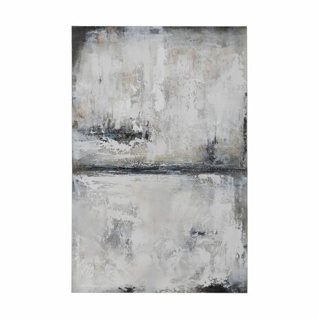 Schilderij Grijs Abstract 80 x 3 x 120 cm 2