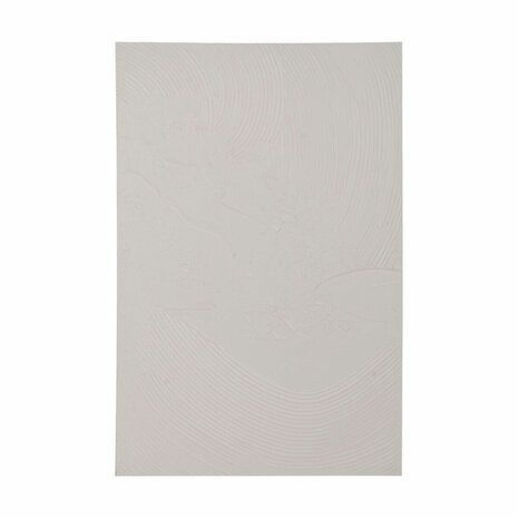 Schilderij Wit Abstract 80 x 3 x 120 cm 2