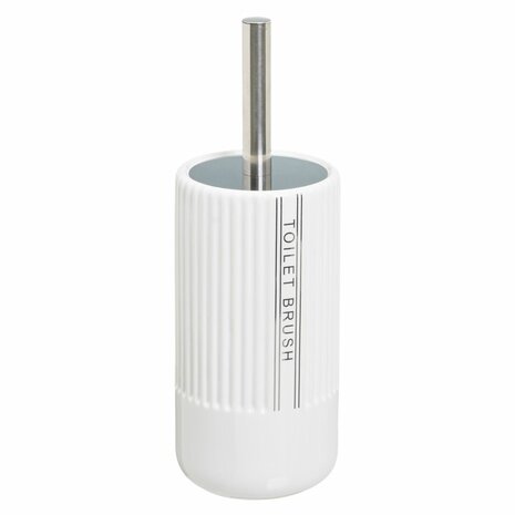 Toiletborstel Wit Keramisch 11 x 11 x 32 cm 2