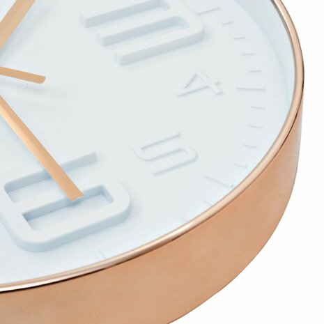 Wandklok koper-look 30 cm 5